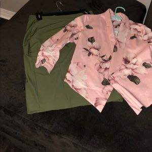 Fitted skirt and blazer!!!